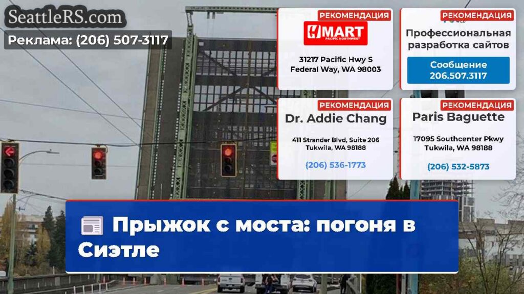 Прыжок с моста: погоня в Сиэтле