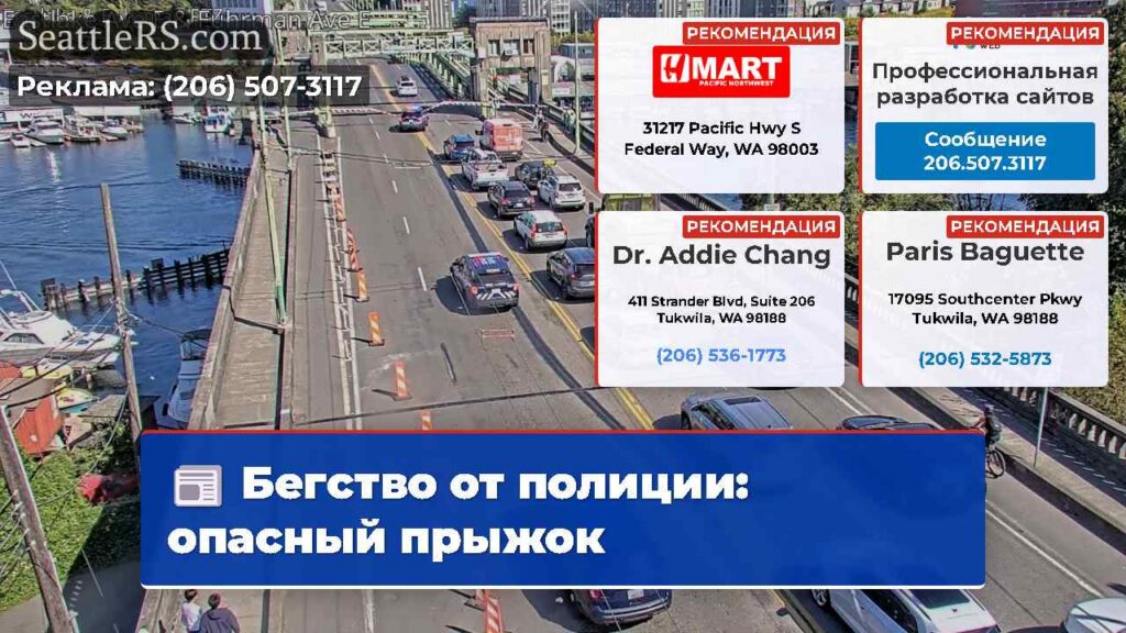 Бегство от полиции: опасный прыжок