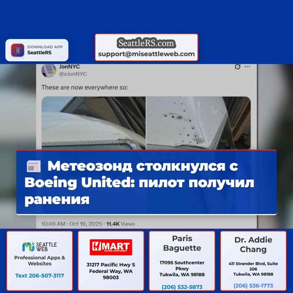 Метеозонд столкнулся с Boeing United: пилот