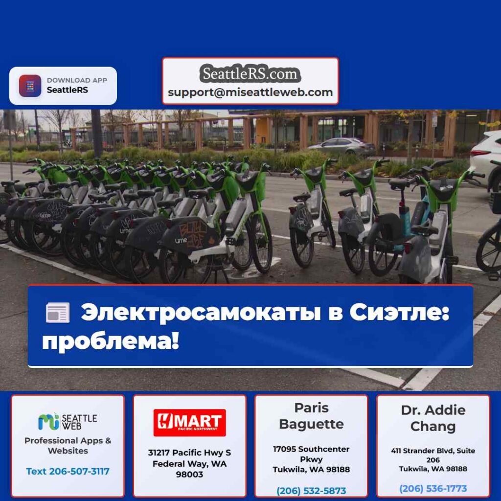 Электросамокаты в Сиэтле: проблема!