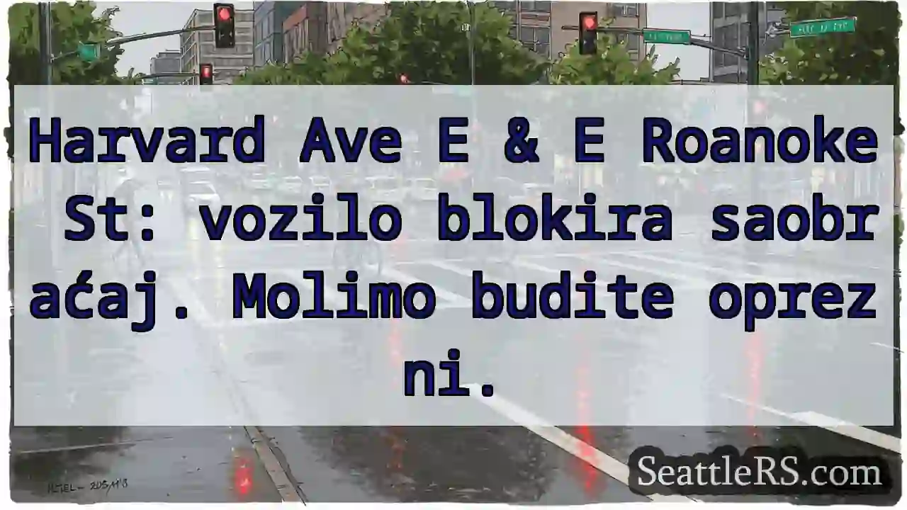 Promet blokiran! Oprez!