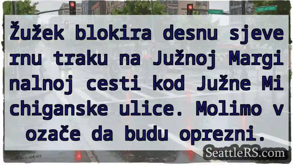 Promet blokiran! Južna Marginalna.