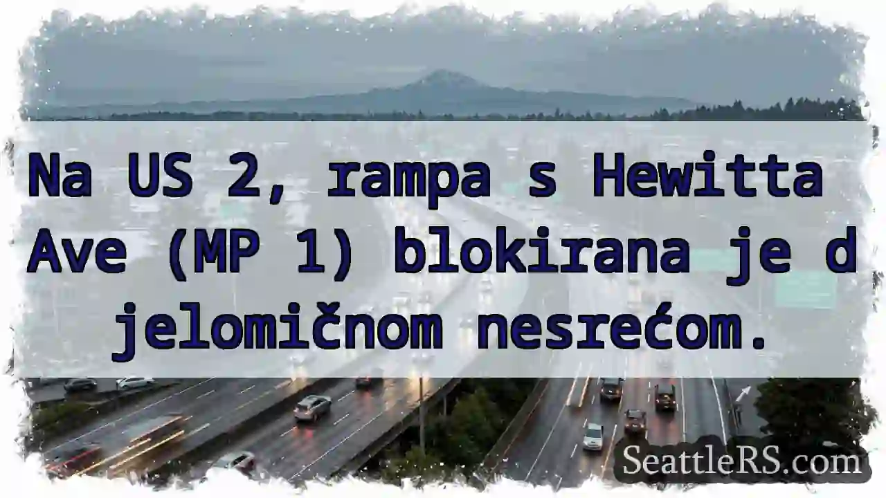 Upozorenje: Hewitta Ave blokirana!