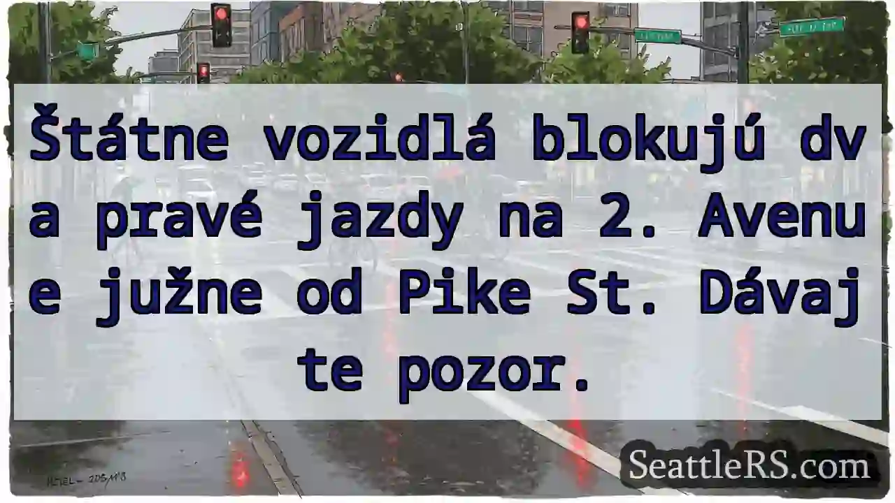 Premávka: 2. Ave. blokovaná!