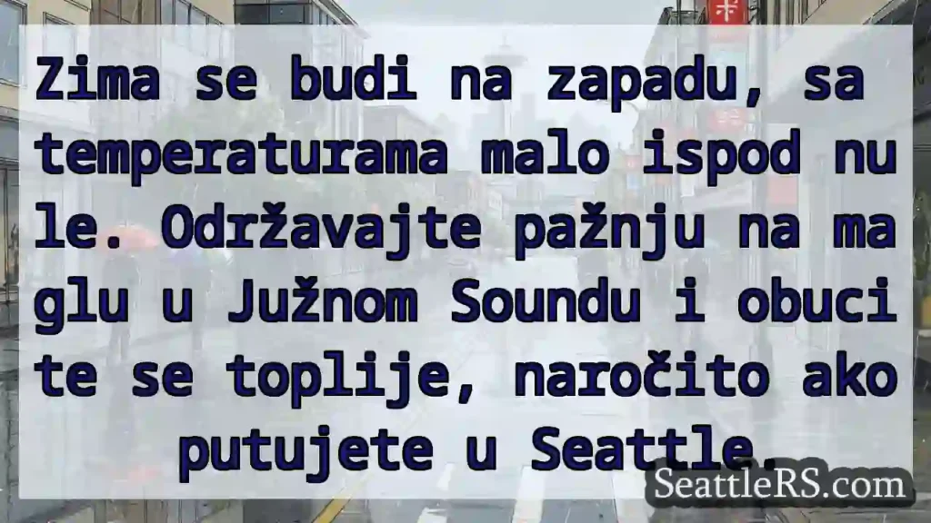 Zima stiže! Pažnja na maglu i hladnoću.