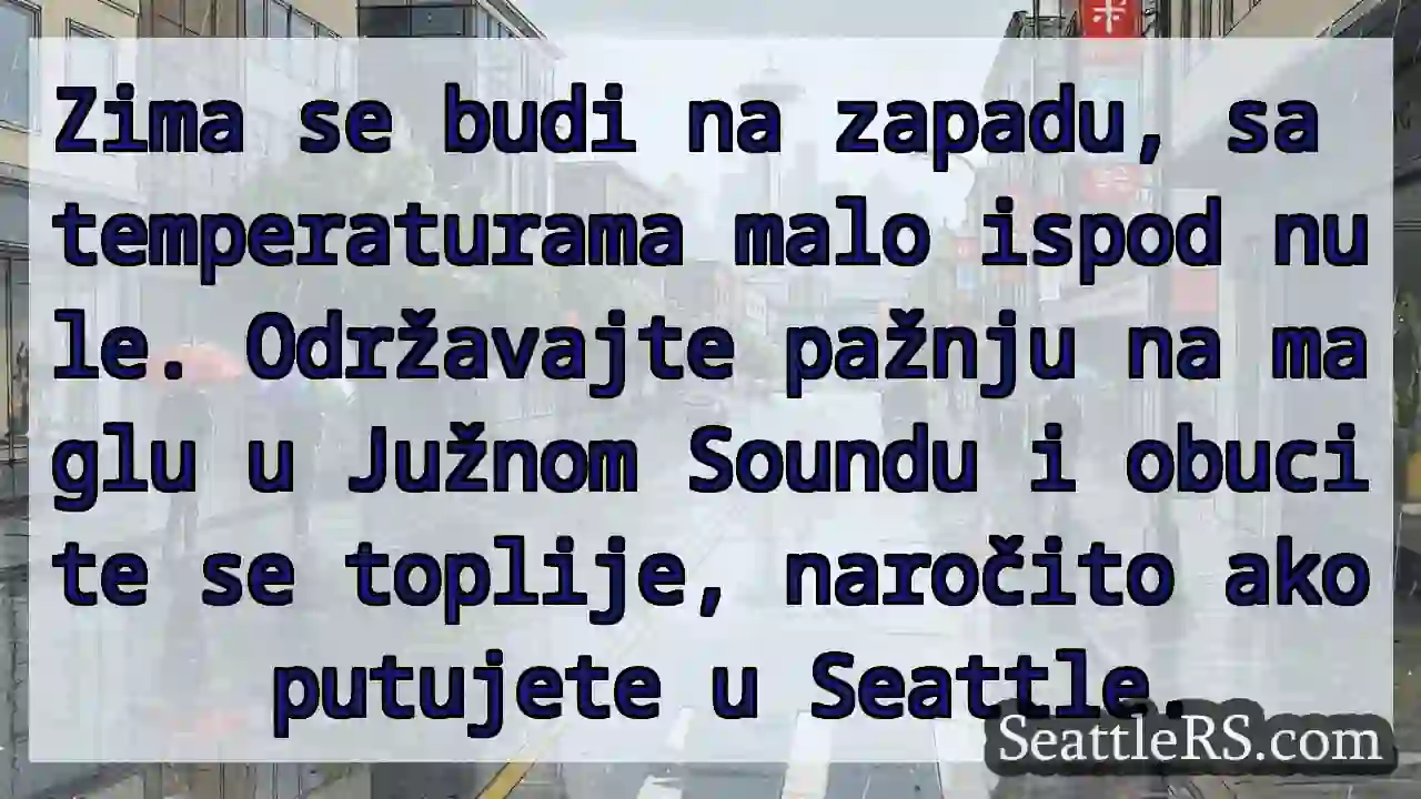 Zima stiže! Pažnja na maglu i hladnoću.