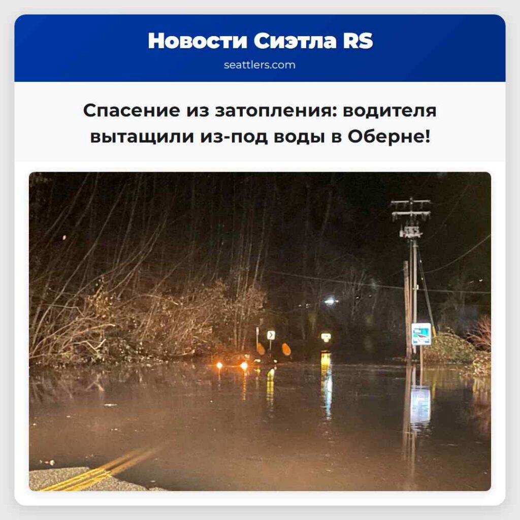 Спасение из затопления: водителя вытащили из-под