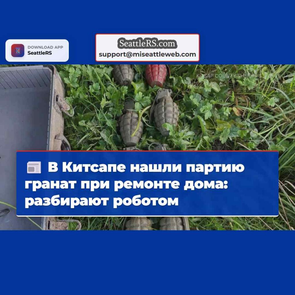 В Китсапе нашли партию гранат при ремонте дома:
