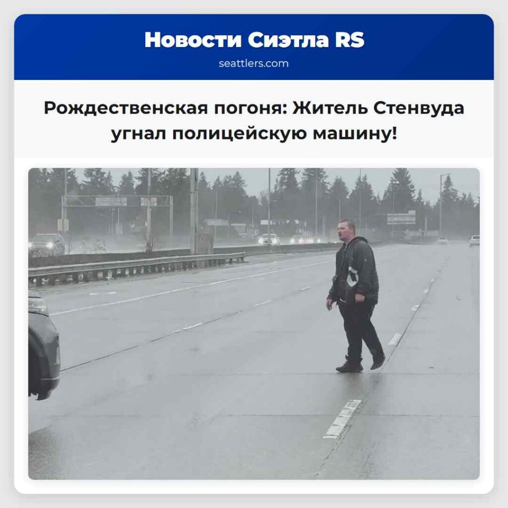 Рождественская погоня: Житель Стенвуда угнал