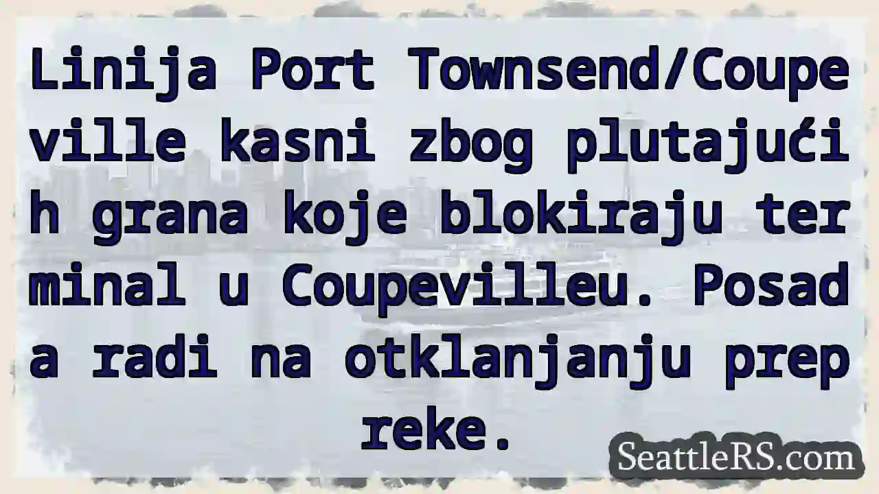Zakašnjenje linije! Grane blokiraju terminal.