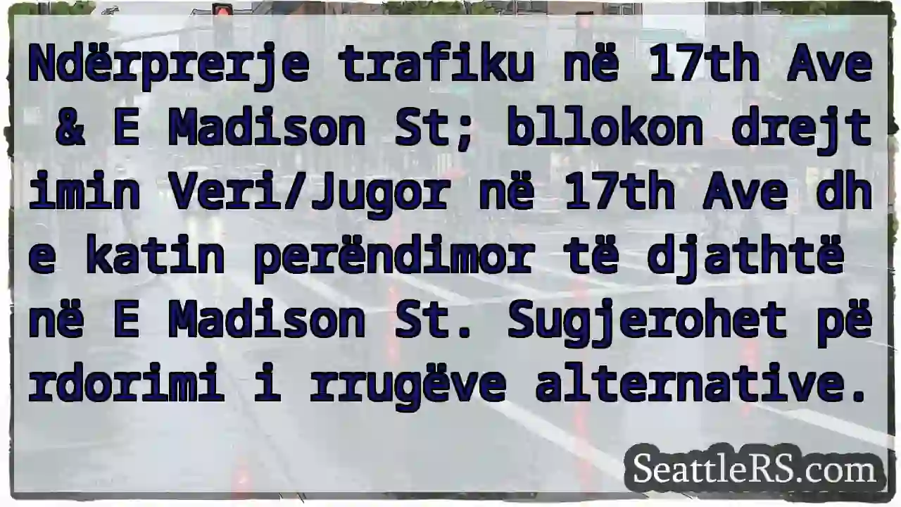 Trafigu i ndaluar! 17th & Madison