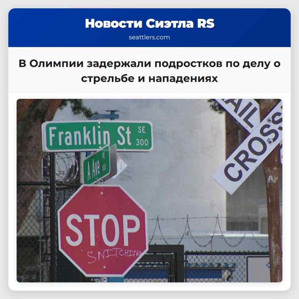 В Олимпии задержали подростков по делу о стрельбе