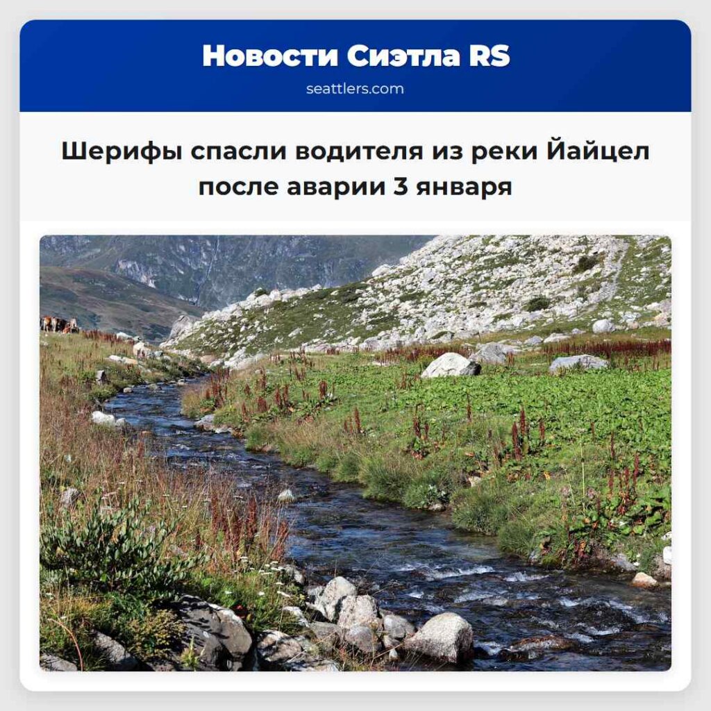 Шерифы спасли водителя из реки Йайцел после