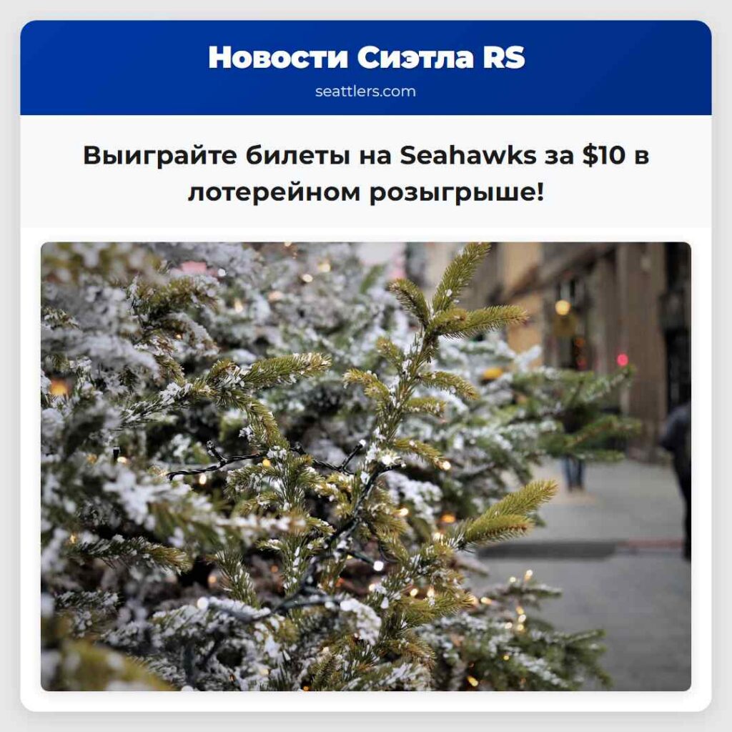 Выиграйте билеты на Seahawks за $10 в лотерейном