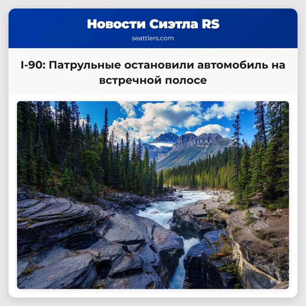 I-90: Патрульные остановили автомобиль на