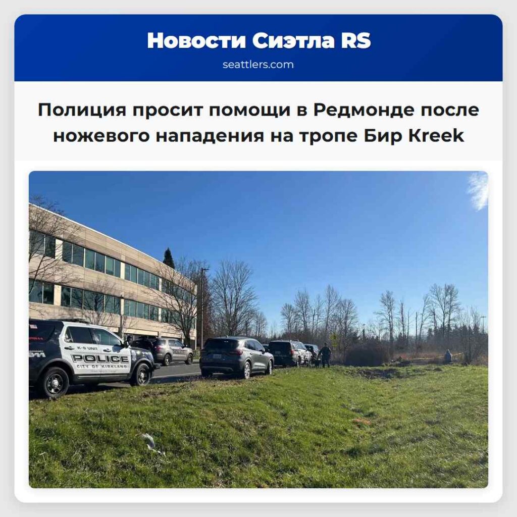 Полиция просит помощи в Редмонде после ножевого