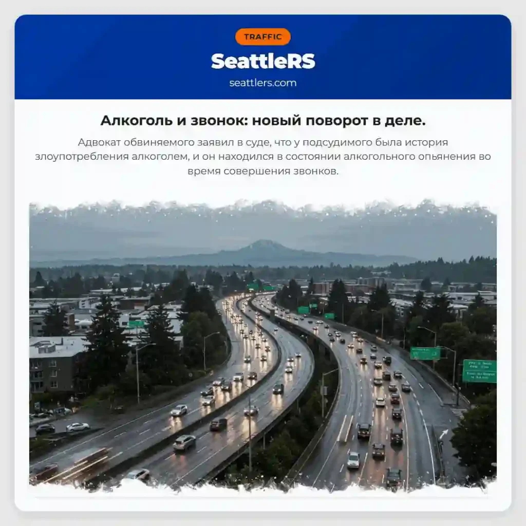 Алкоголь и звонок: новый поворот в деле.