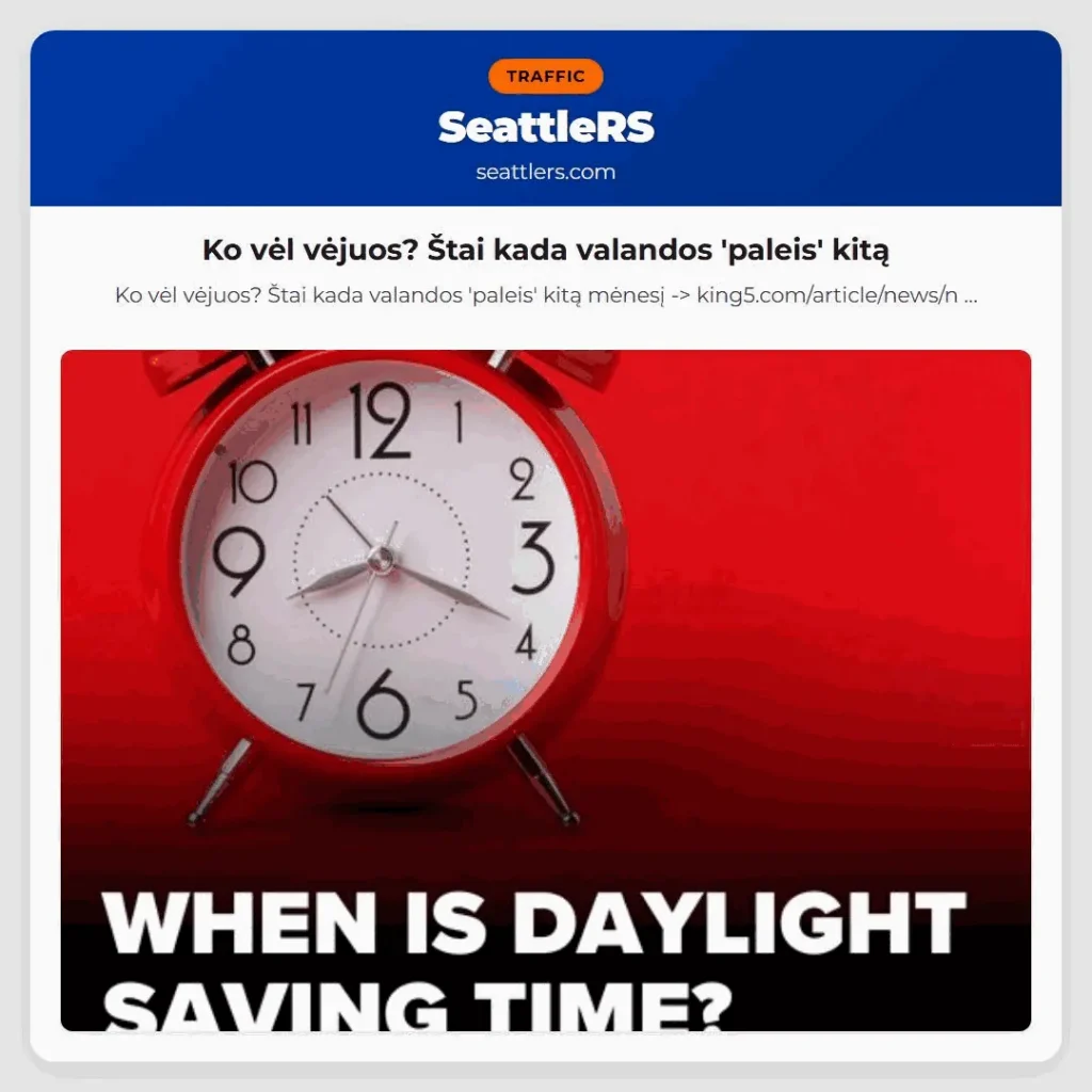 Ko vėl vėjuos? Štai kada valandos 'paleis' kitą