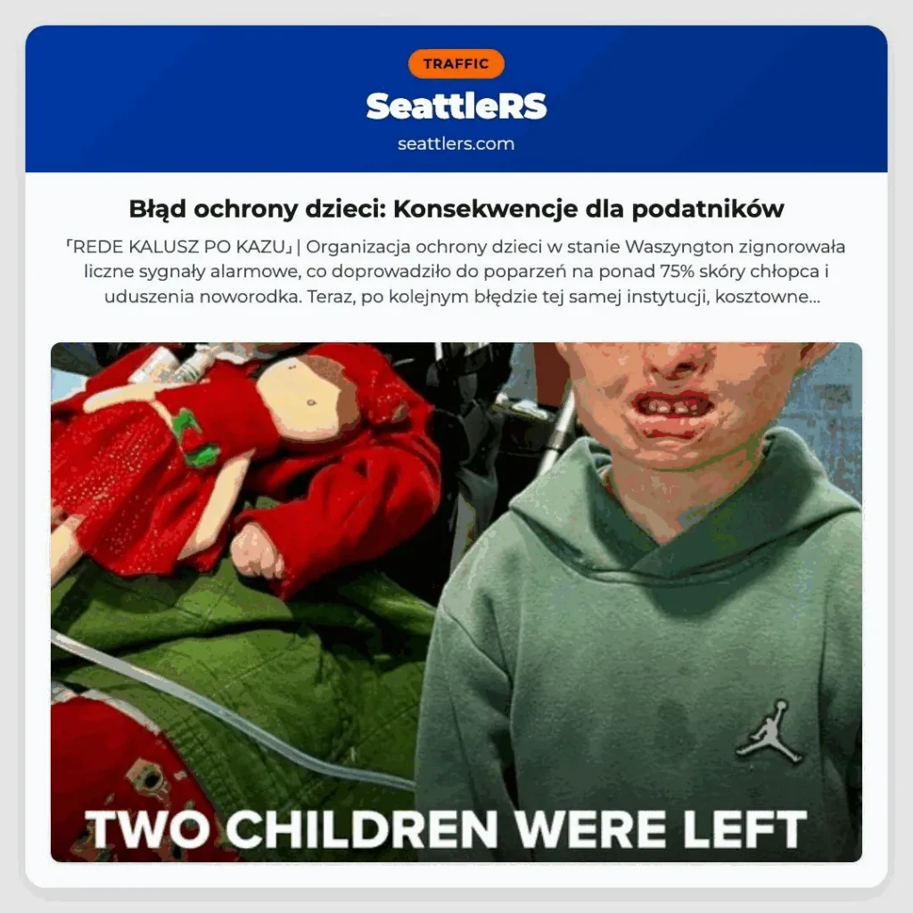 Błąd ochrony dzieci: Konsekwencje dla podatników