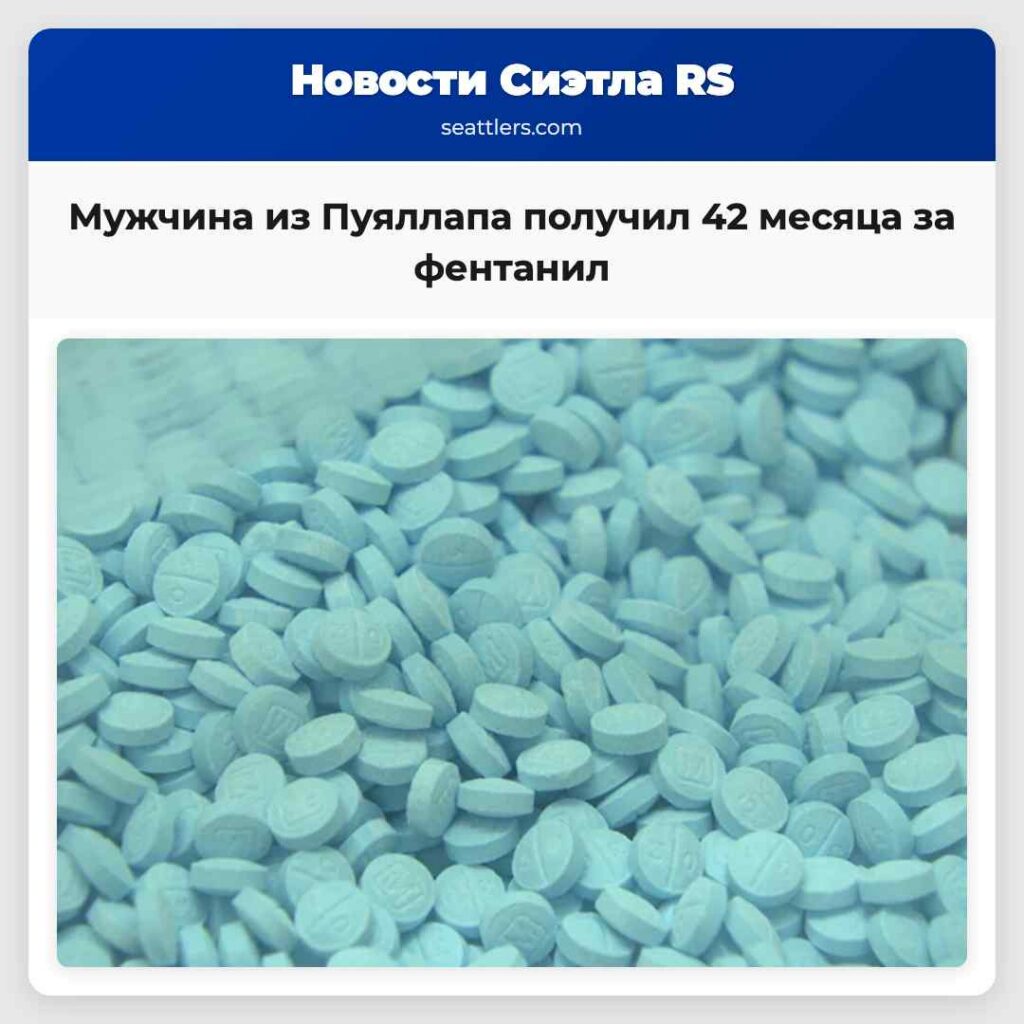Мужчина из Пуяллапа получил 42 месяца за фентанил
