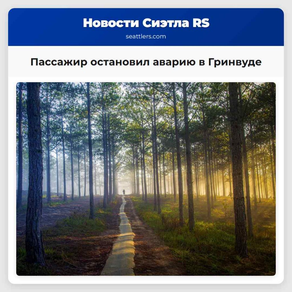 Пассажир остановил аварию в Гринвуде