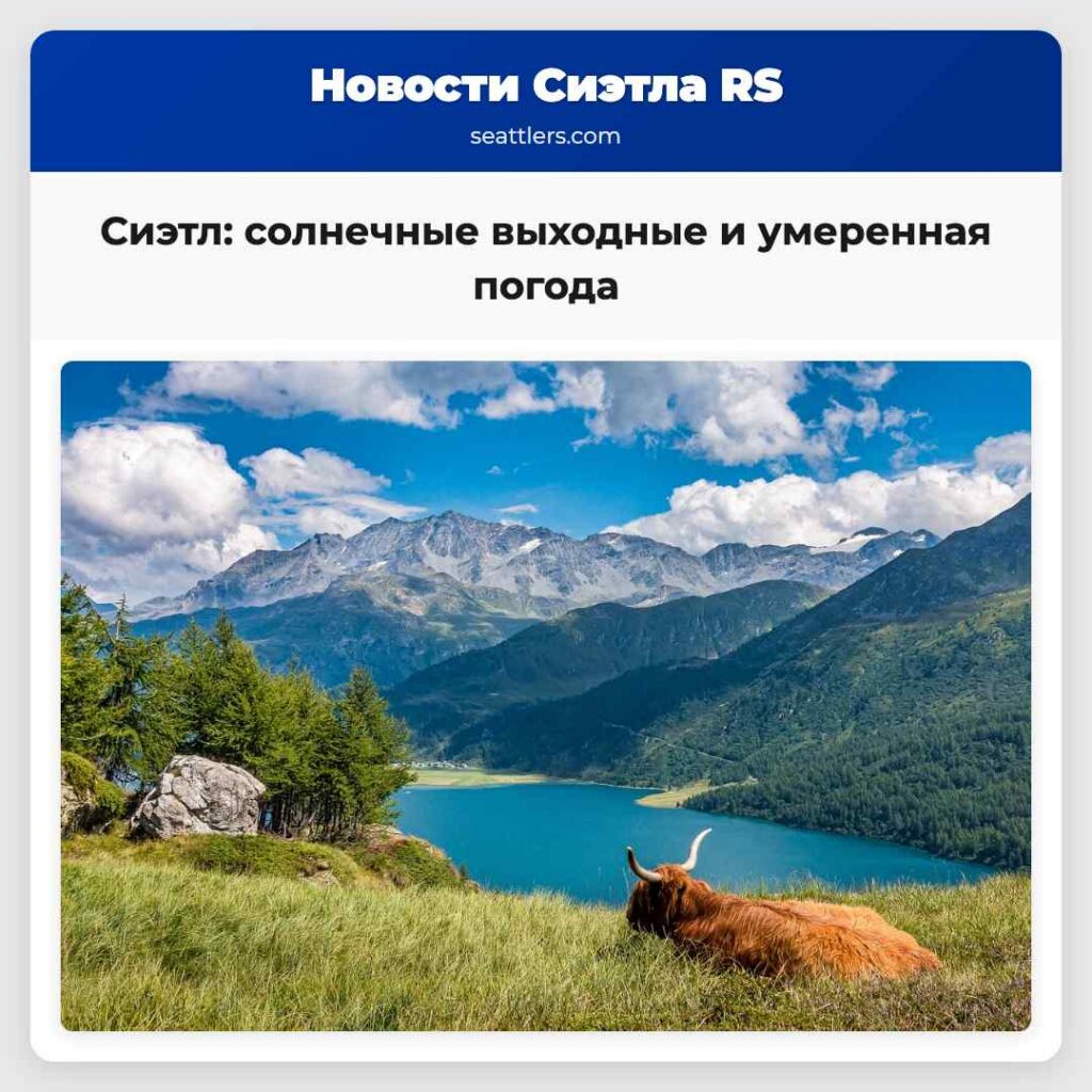 Сиэтл: солнечные выходные и умеренная погода