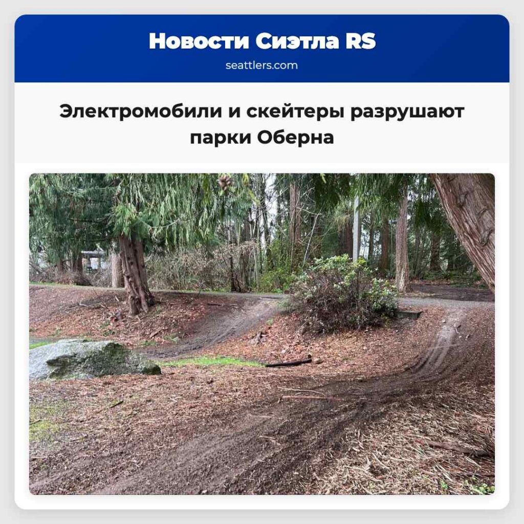 Электромобили и скейтеры разрушают парки Оберна