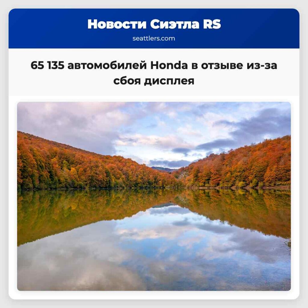 65 135 автомобилей Honda в отзыве из-за сбоя