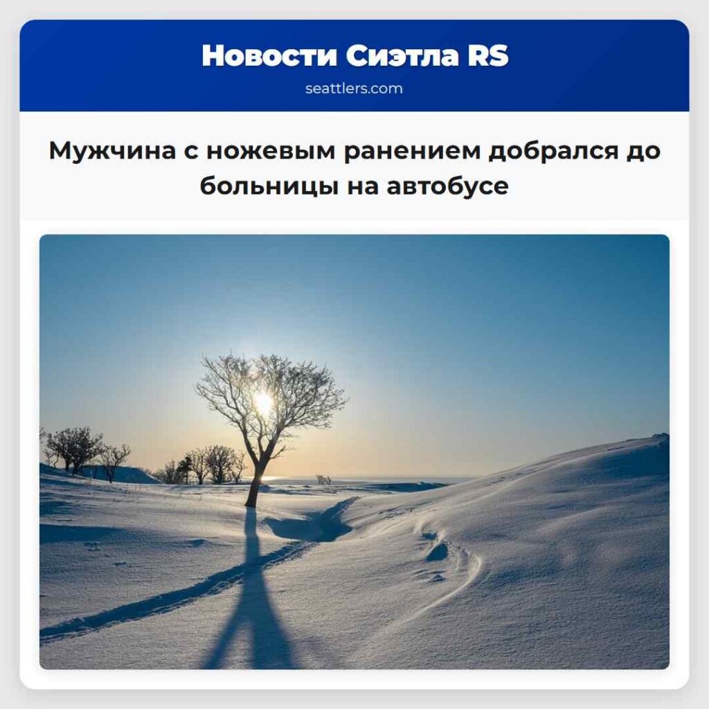 Мужчина с ножевым ранением добрался до больницы