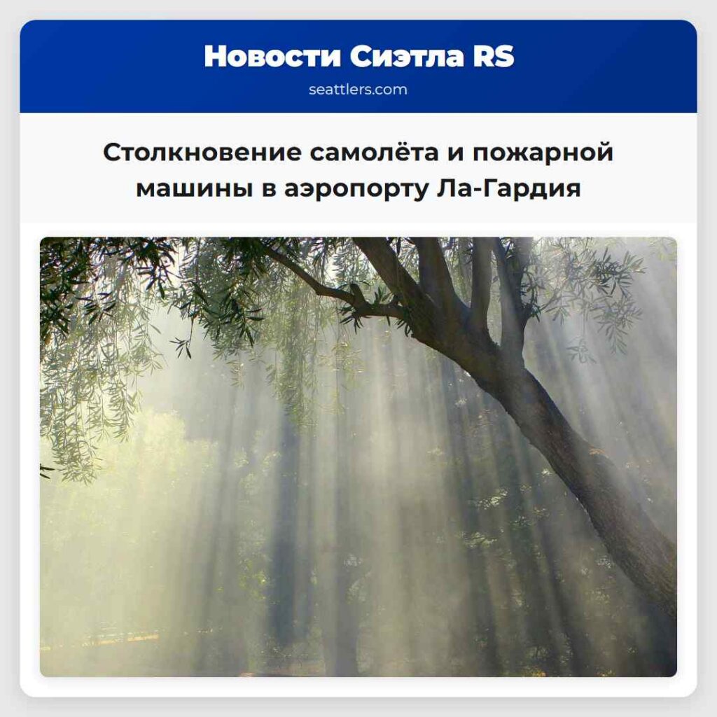 Столкновение самолёта и пожарной машины в