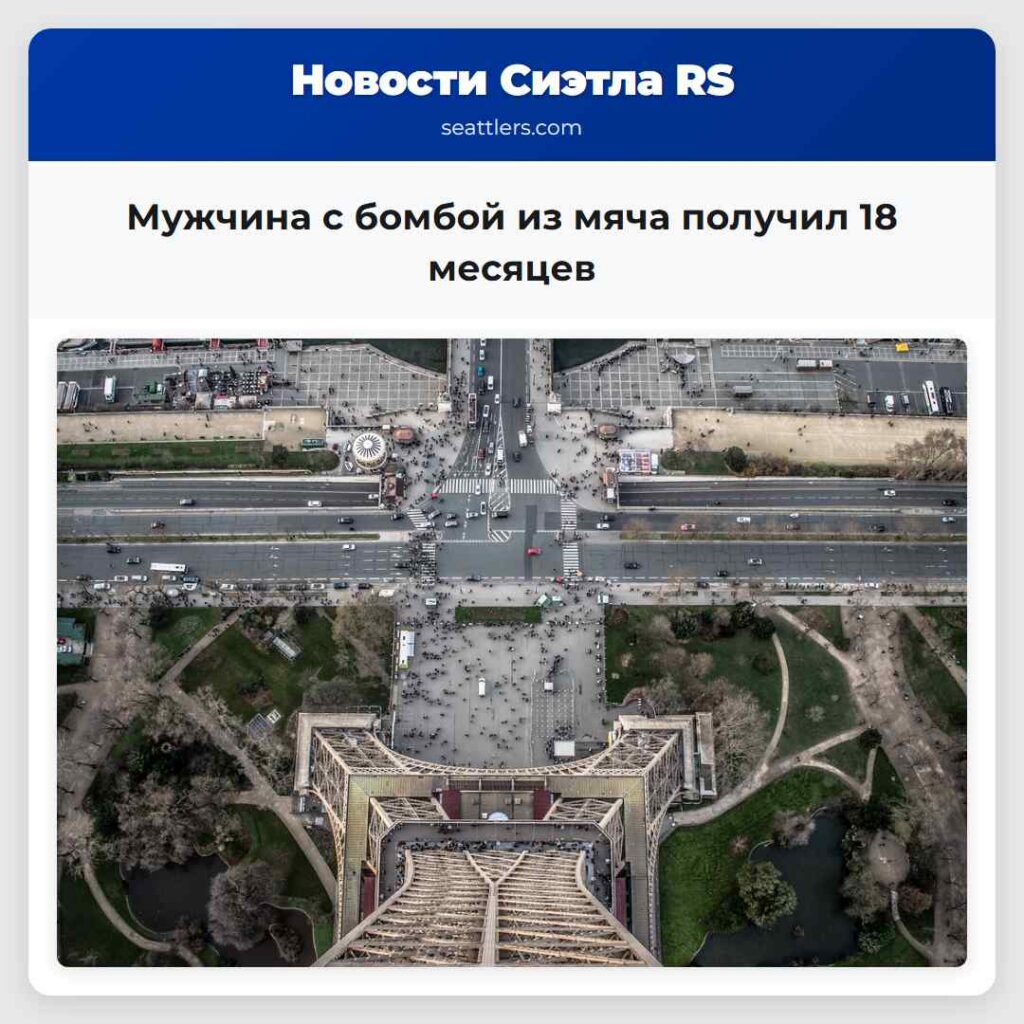 Мужчина с бомбой из мяча получил 18 месяцев