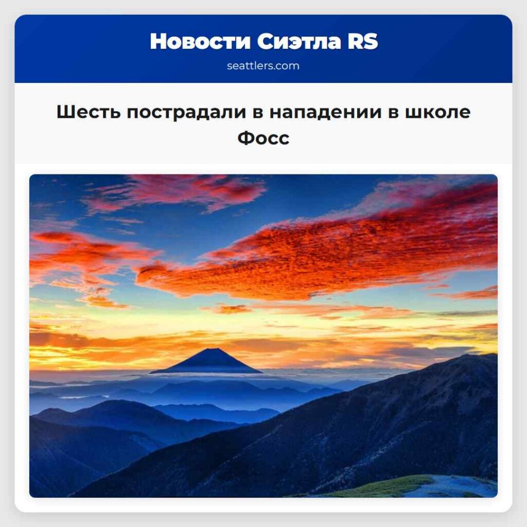 Шесть пострадали в нападении в школе Фосс