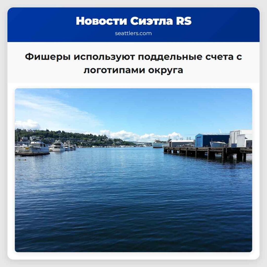 Фишеры используют поддельные счета с логотипами