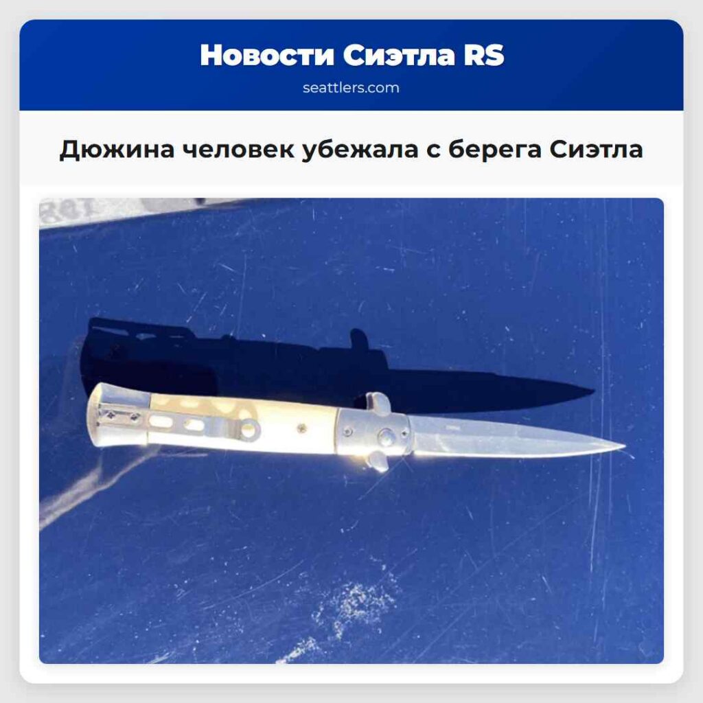 Дюжина человек убежала с берега Сиэтла