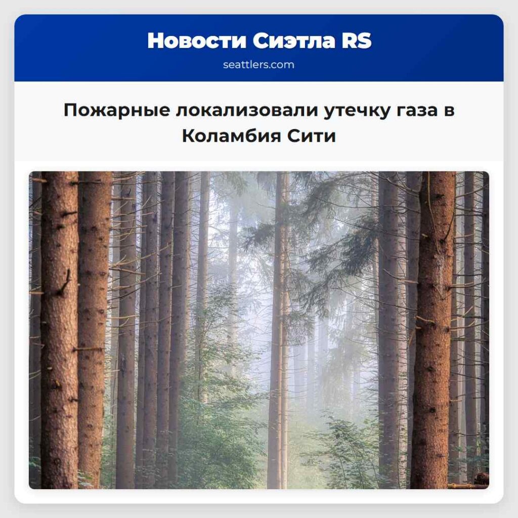 Пожарные локализовали утечку газа в Коламбия Сити