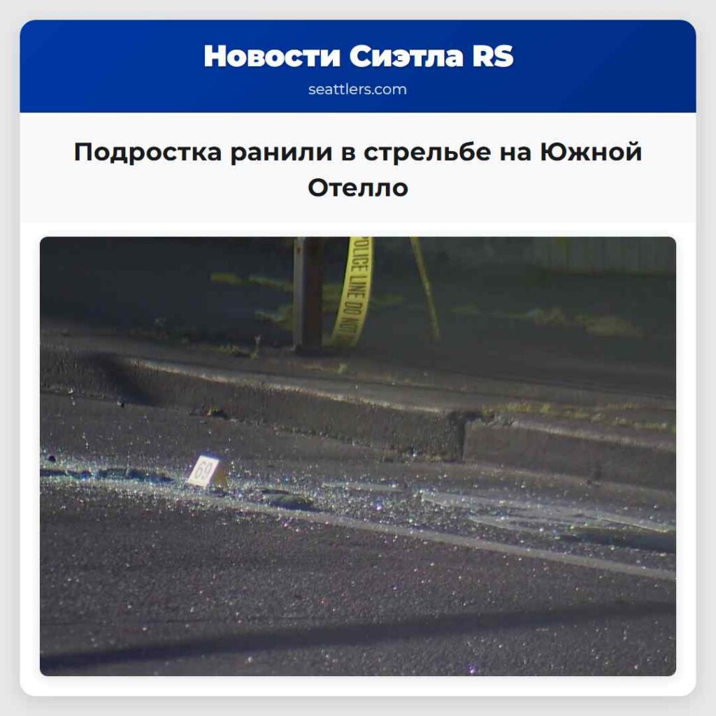 Подростка ранили в стрельбе на Южной Отелло