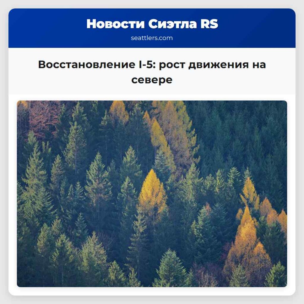 Восстановление I-5: рост движения на севере