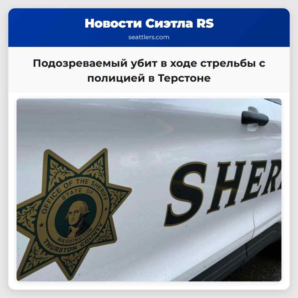 Подозреваемый убит в ходе стрельбы с полицией в