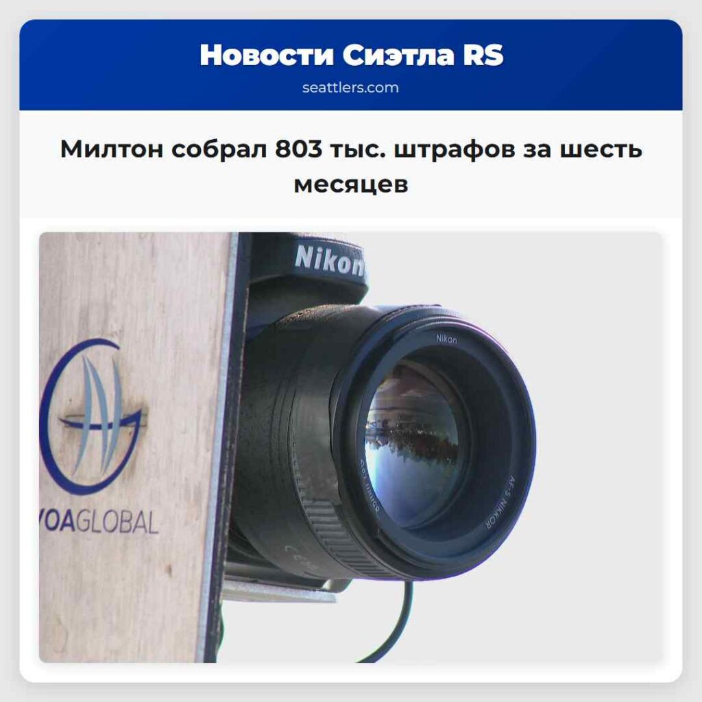Милтон собрал 803 тыс. штрафов за шесть месяцев