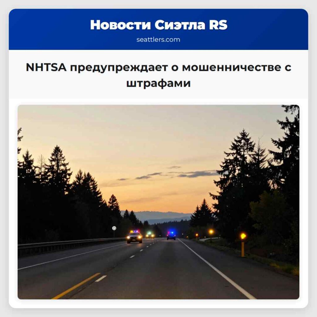 NHTSA предупреждает о мошенничестве с штрафами