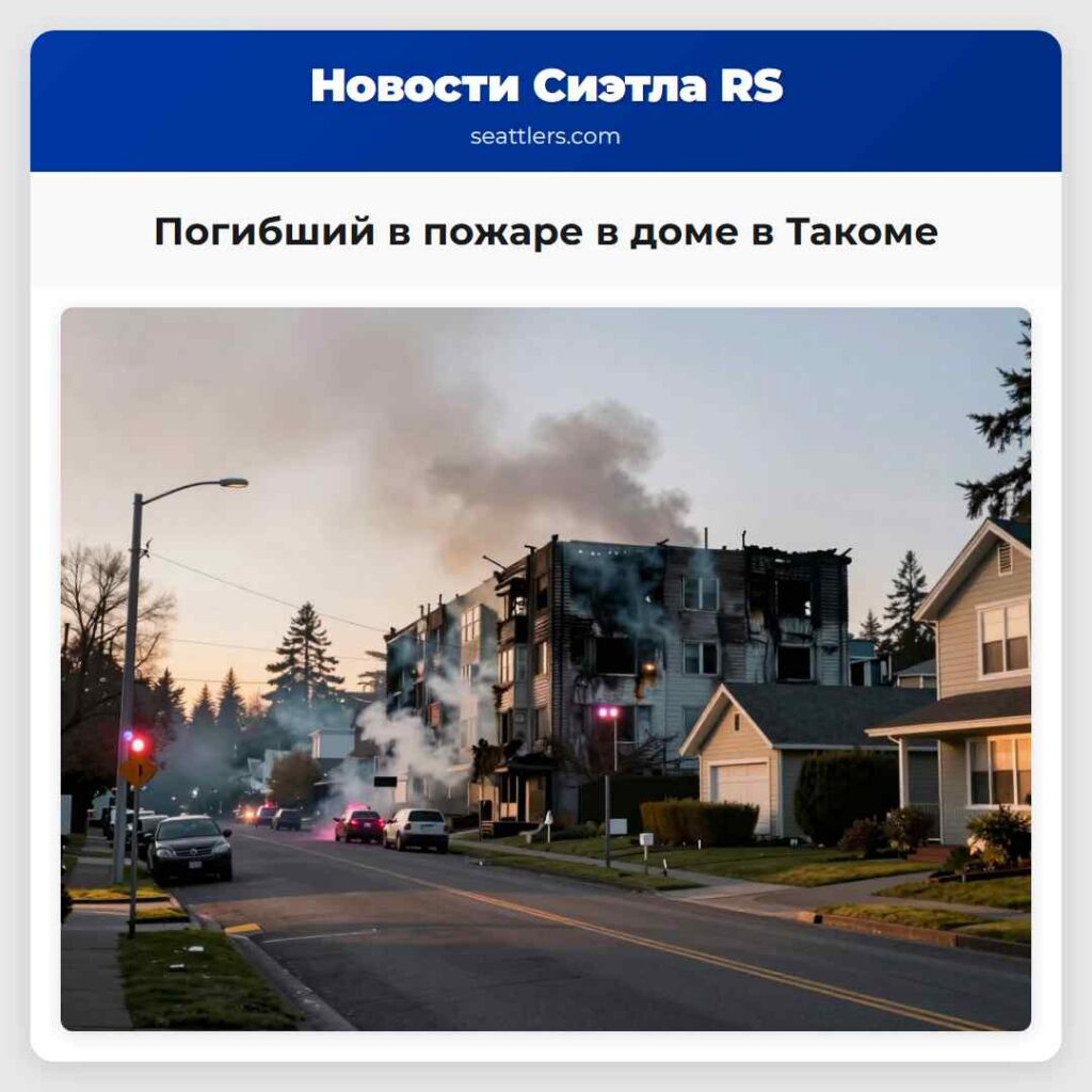 Погибший в пожаре в доме в Такоме