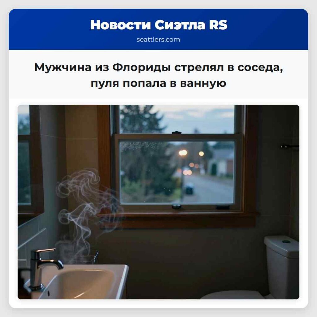 Мужчина из Флориды стрелял в соседа, пуля попала