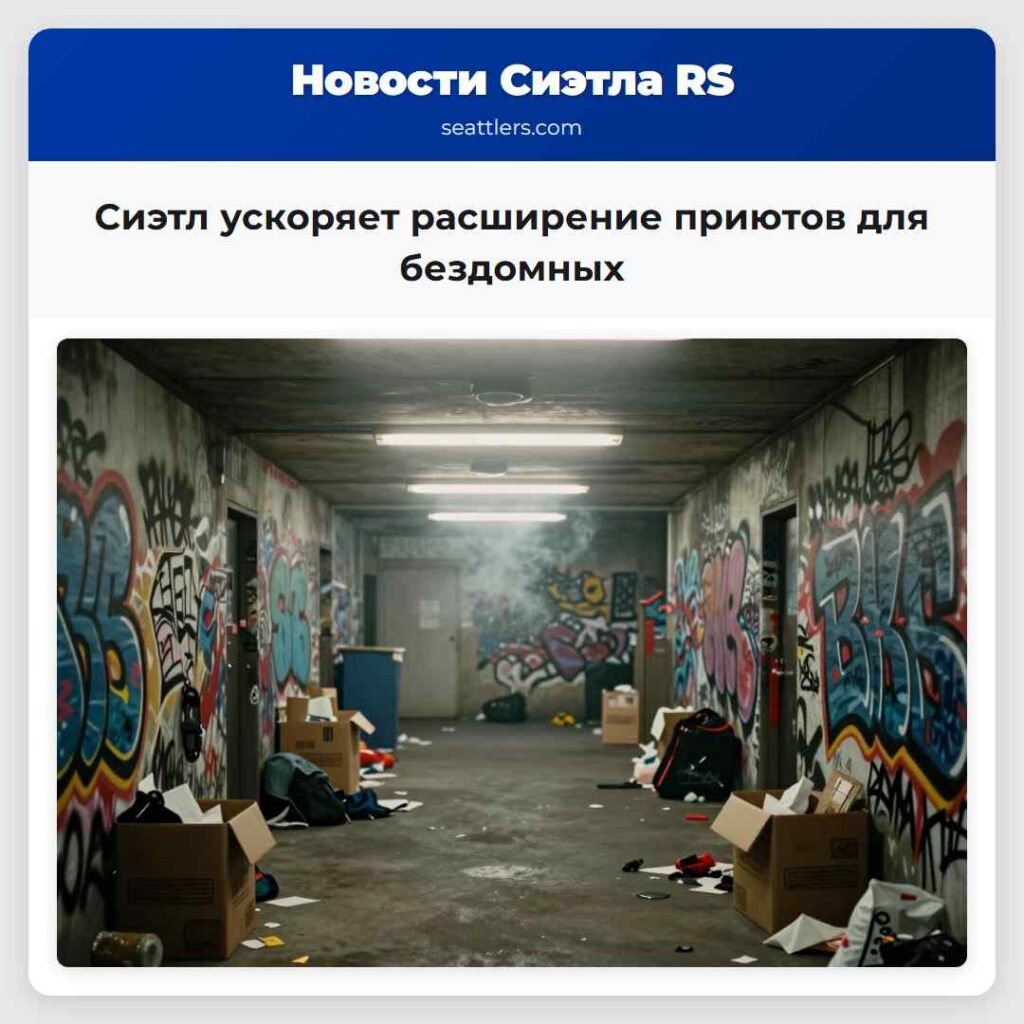 Сиэтл ускоряет расширение приютов для бездомных