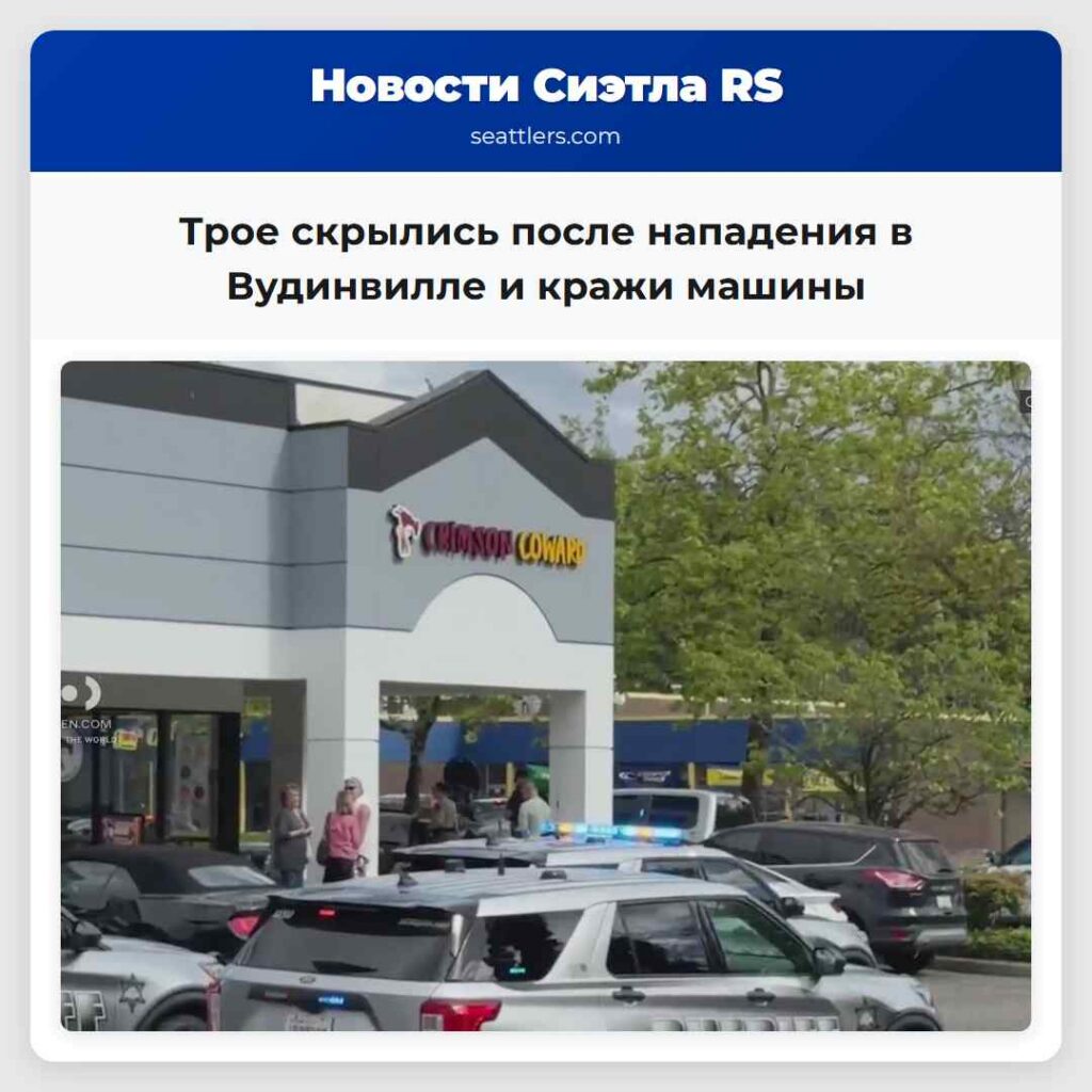 Трое скрылись после нападения в Вудинвилле и