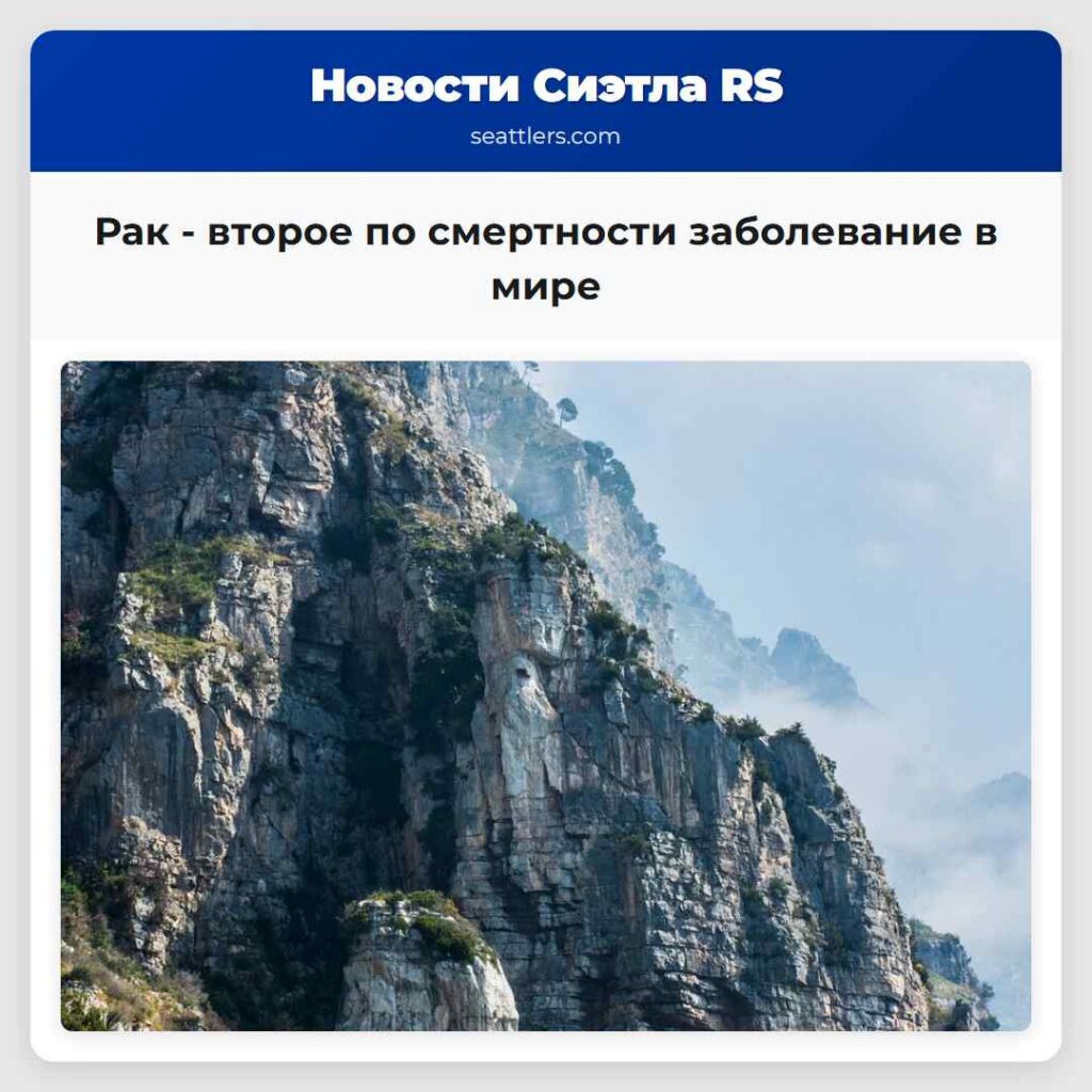 Рак - второе по смертности заболевание в мире