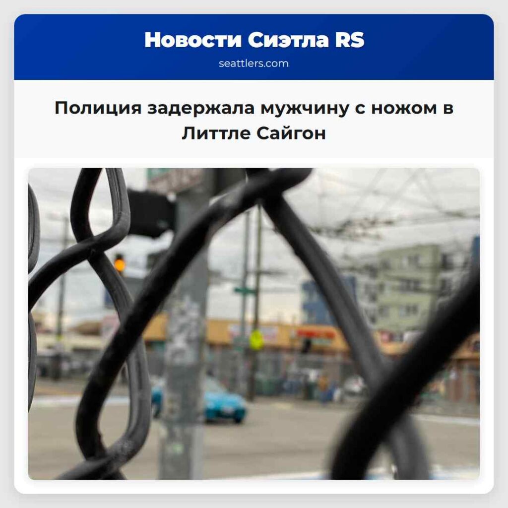 Полиция задержала мужчину с ножом в Литтле Сайгон