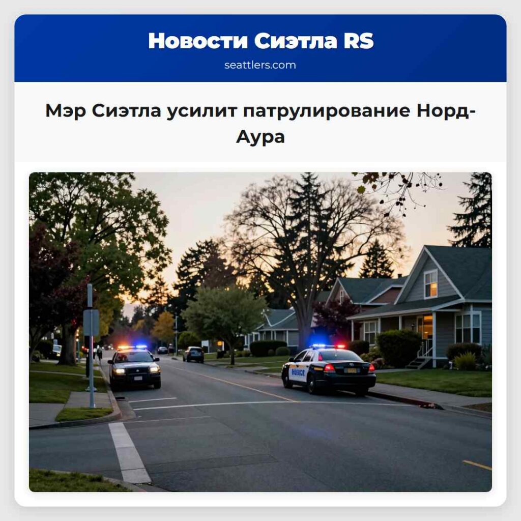 Мэр Сиэтла усилит патрулирование Норд-Аура