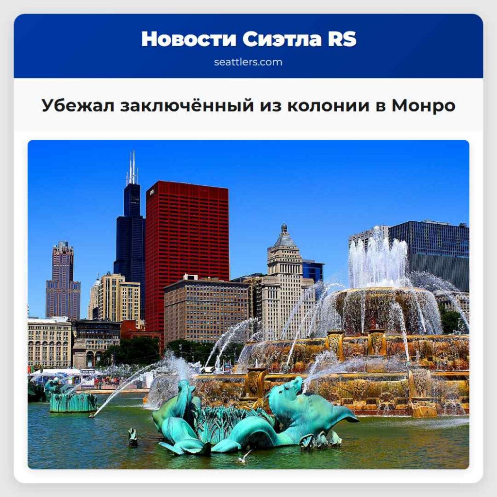 Убежал заключённый из колонии в Монро