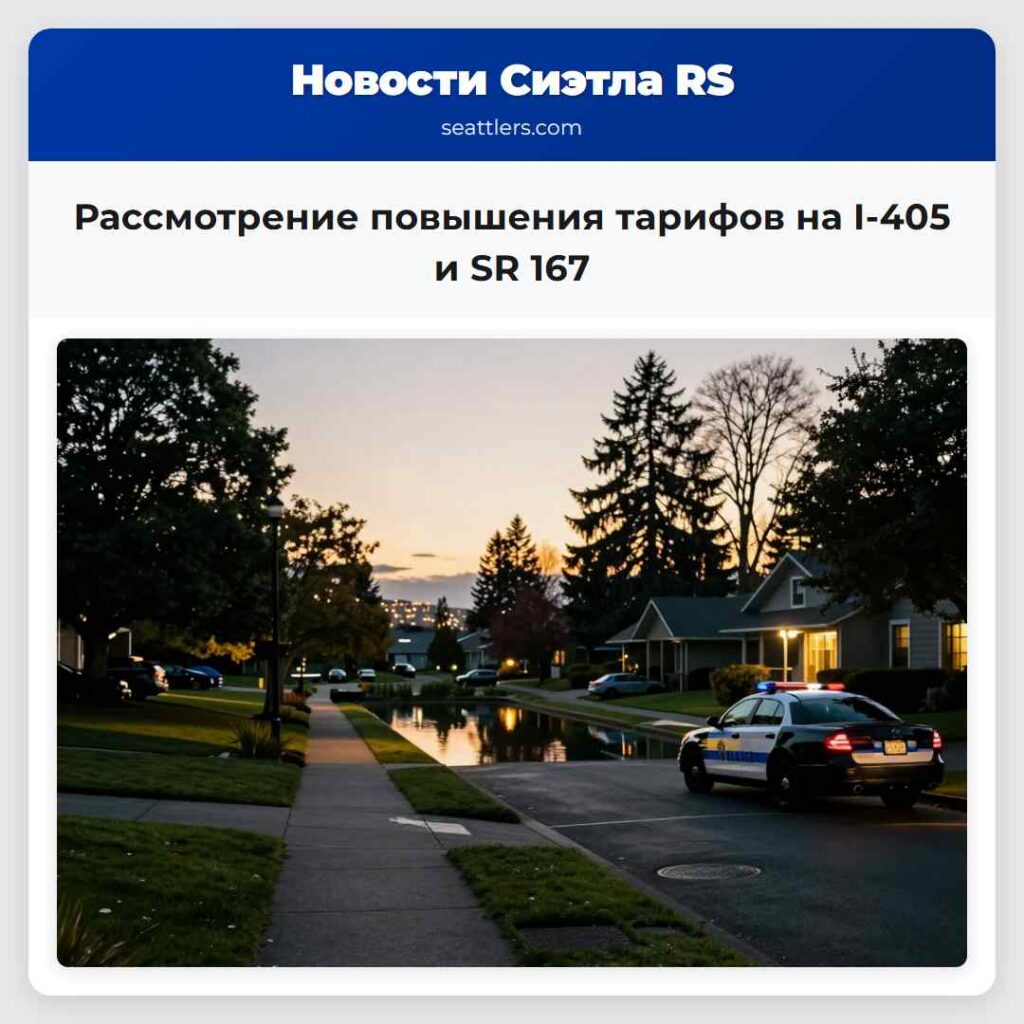 Рассмотрение повышения тарифов на I-405 и SR 167