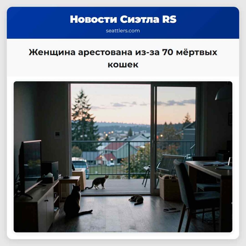 Женщина арестована из-за 70 мёртвых кошек